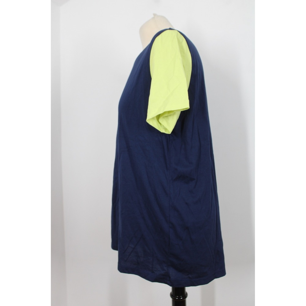 NWOT Lands' End M Colorblock T-Shirt Short Sleeve Casual Top - Picture 5 of 9